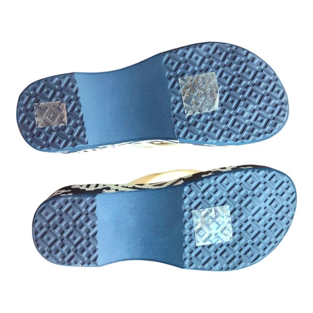 Tory Burch Womens Printed Platform Flip-flops